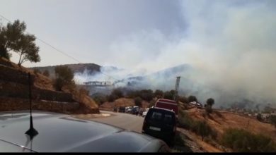 Photo of عاجل :اندلاع حريق بغابة جبل داغيل قرب تاونات