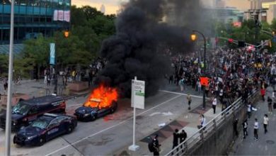 Photo of أمريكا تحترق و رقعة الاحتجاجات الحارقة تتوسع بسبب مقتل مواطن من طرف الشرطة