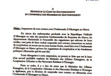 Photo of عاجل :المغرب يعلق جميع اليات التواصل مع سفارة ألمانيا